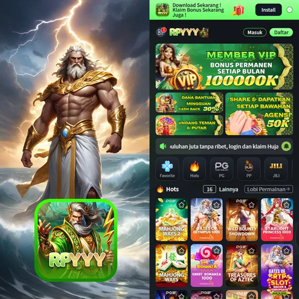 RPYY Bonus Member Baru 100%